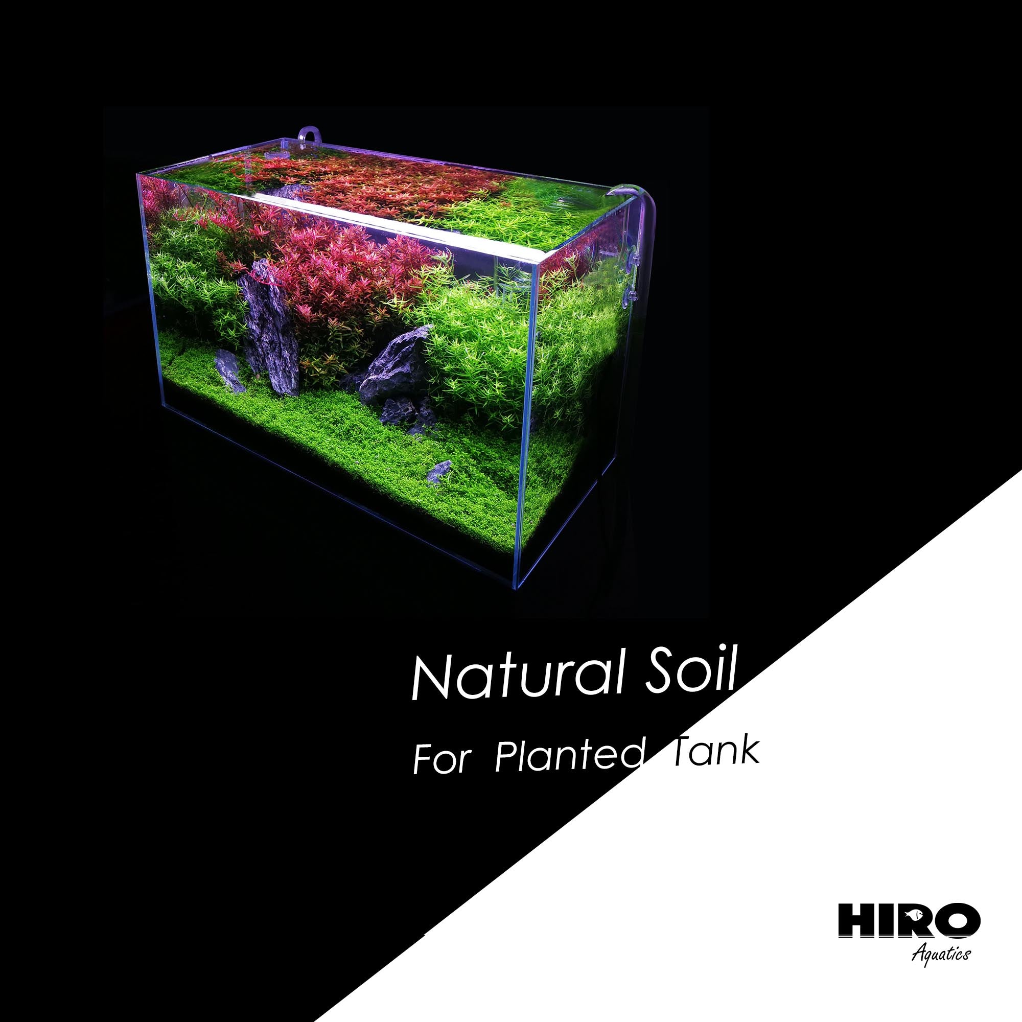 HIRO Aquatics Naturoil Aquarium Substrate, Sand, Soil For Freshwater Planted Aquariums, Black Aquarium Sand