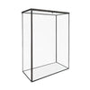 Bookshelf Plant Geometric Glass Vessel Container for Succulent Moss Plant Terrarium, 11 inch High