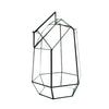 Indoor Plant Geometric Glass Vessel Container for Succulent Moss Plant Terrarium, 10.75 inch High