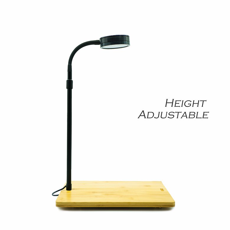 Height Adjustable Version - Full Spectrum Nano LED Light, fits Nano Tanks