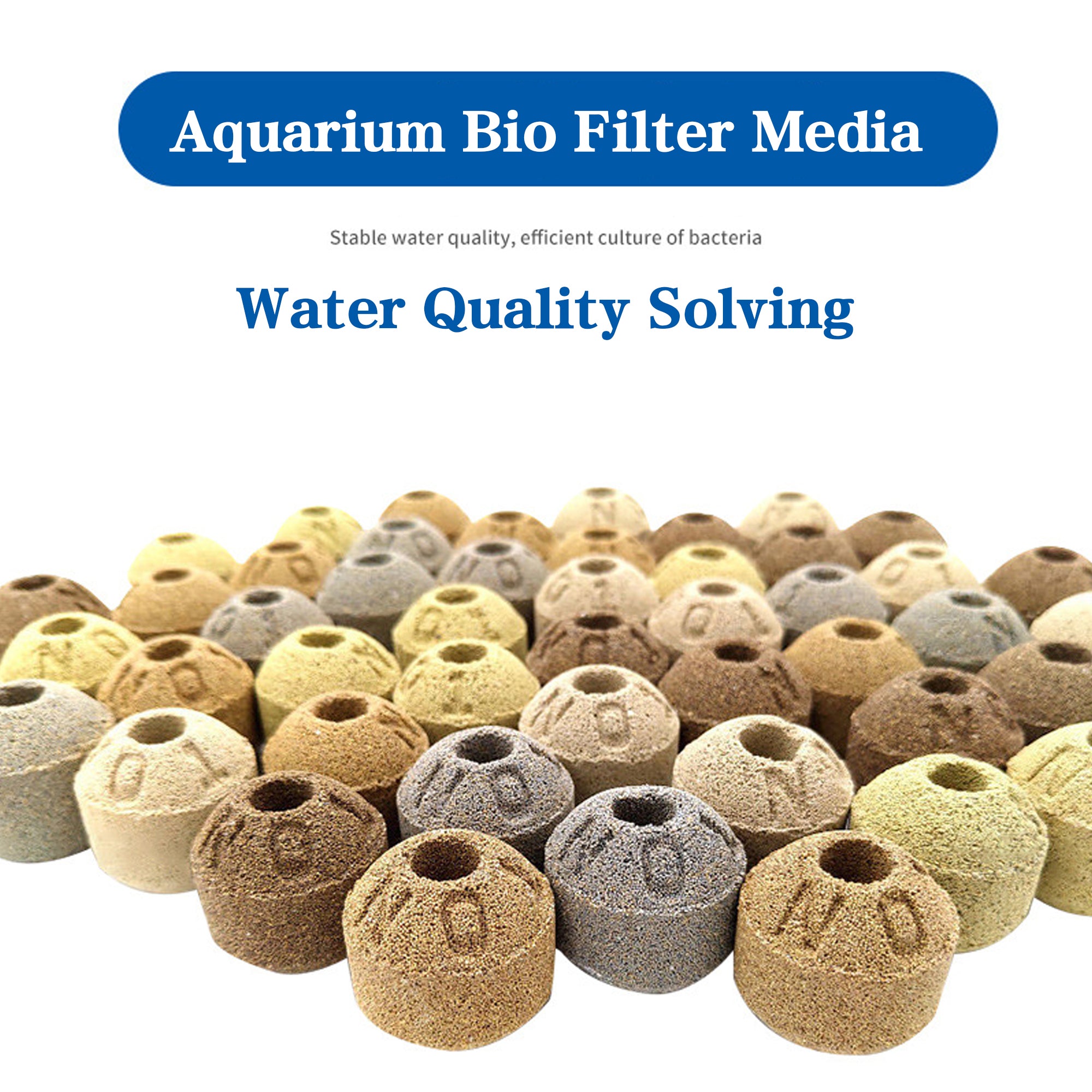 Aquarium Bio Filter Media Super Ball, Beneficial Bacteria Ball House, Water Purification