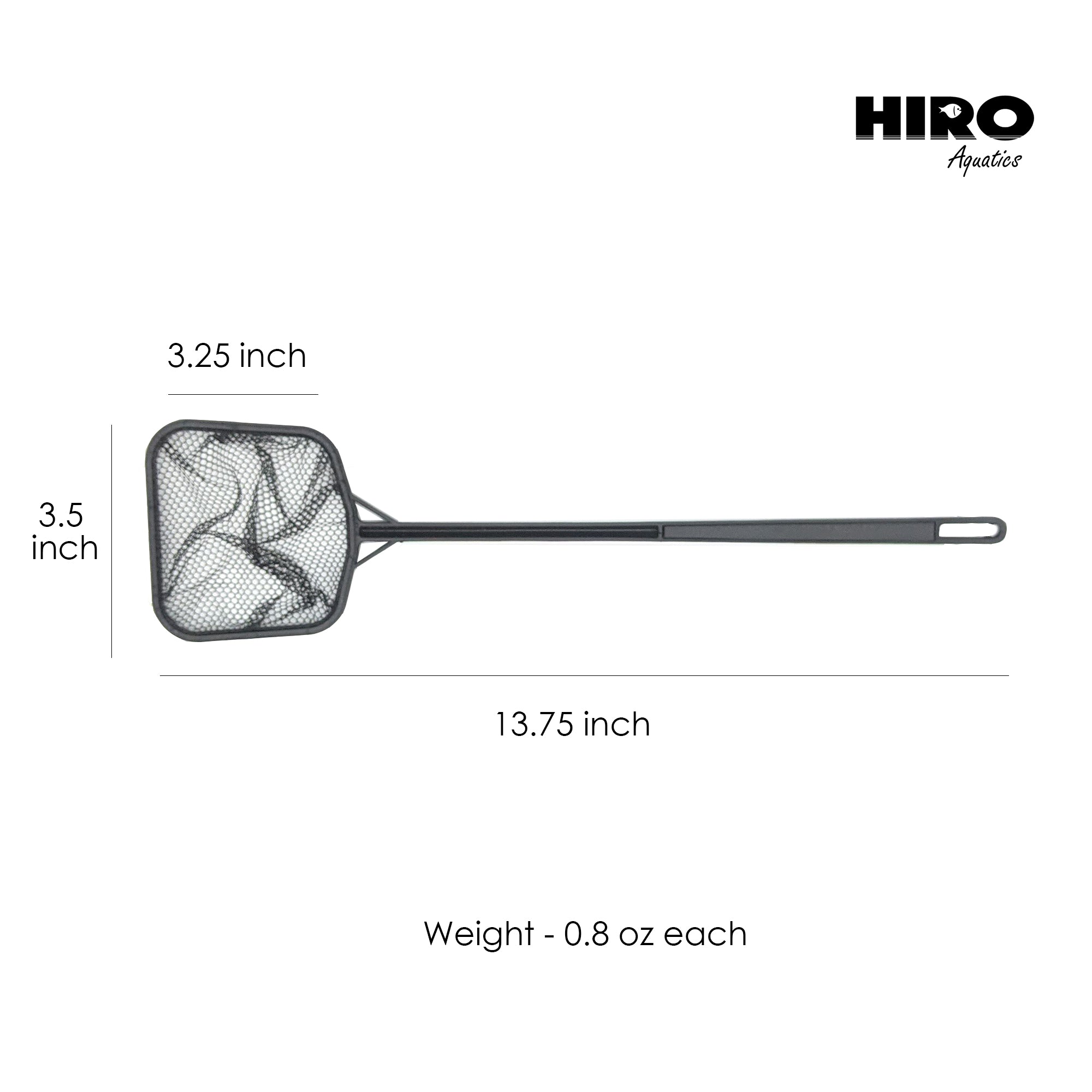 Black Fish Tank Net 3.5''X 14'' for Nano Tanks
