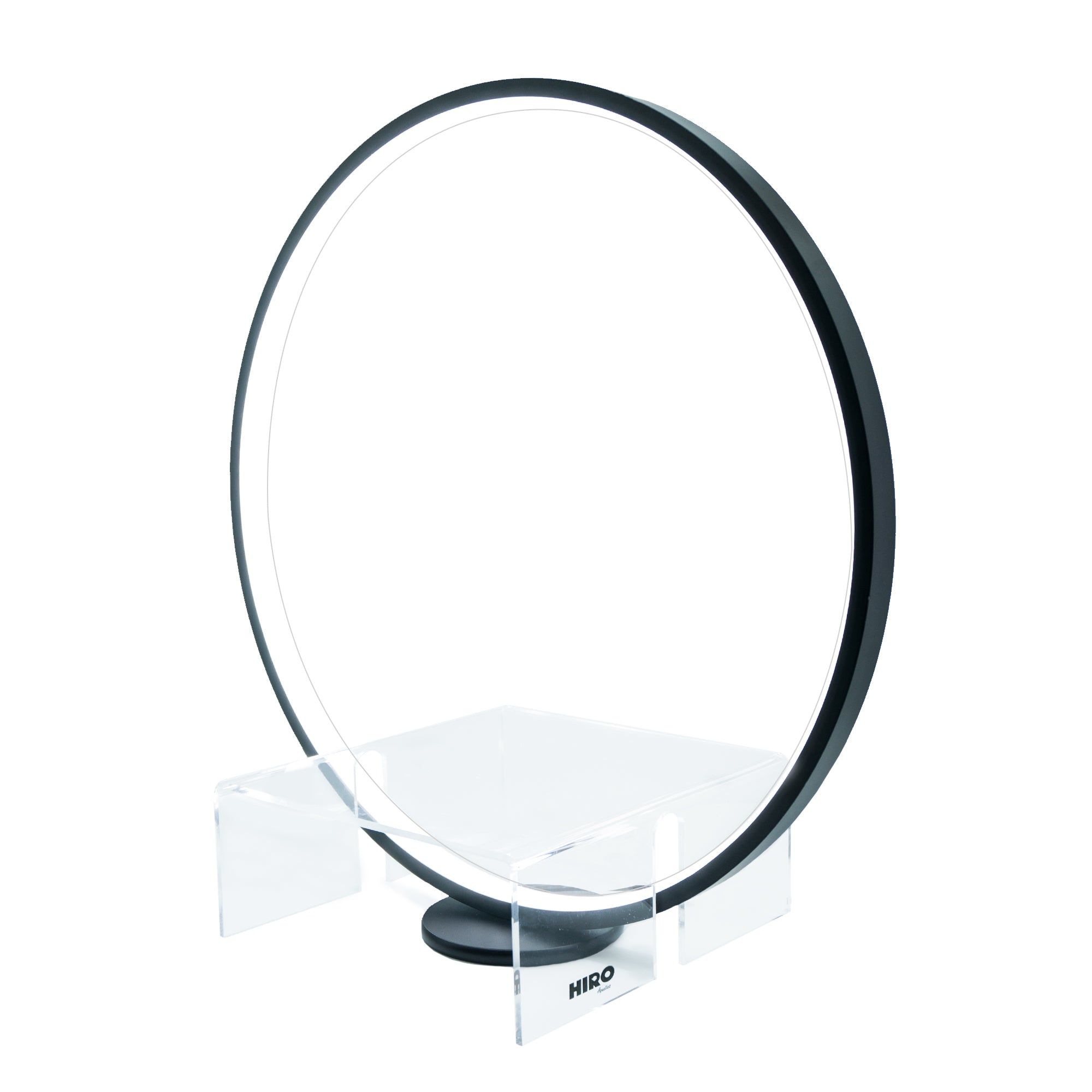 hiro plant grow light Circle Full Spectrum Plant Grow Light w/ Display Stand, for Nano Aquarium, Bonsai, Potted Plants 15.8 inch diameter/40cm